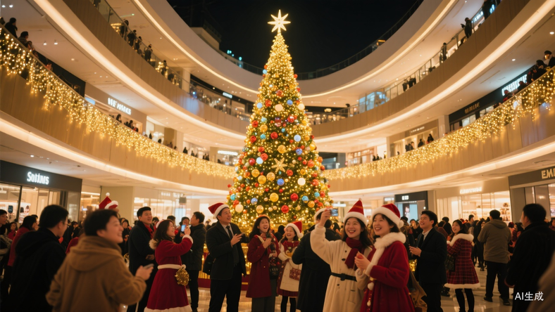 国内商场,在如何造节日气氛?